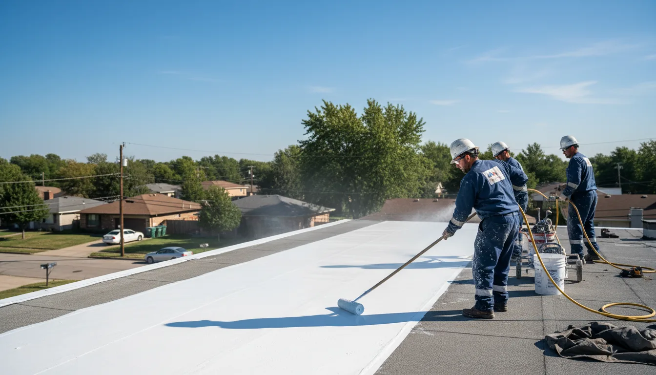 Commercial roof coating in Victoria, TX near me